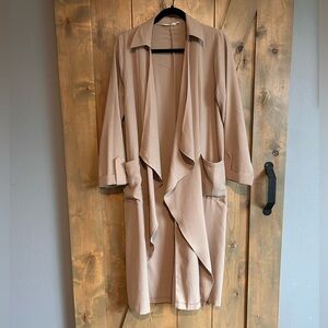 Lush Tan waterfall light Blazer